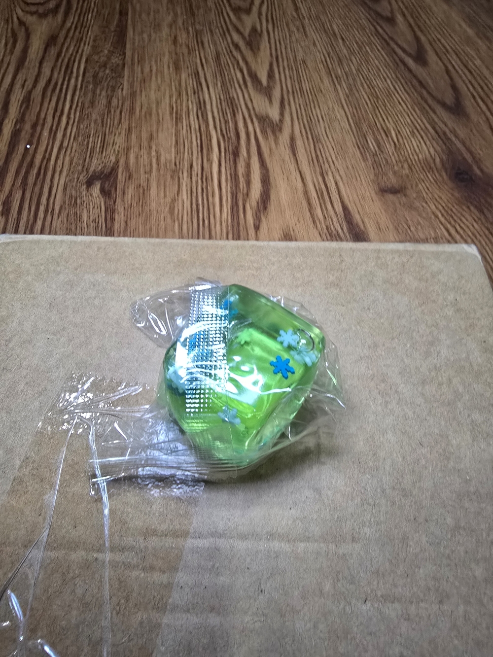 Squishy Gel Cubes In The Color Green